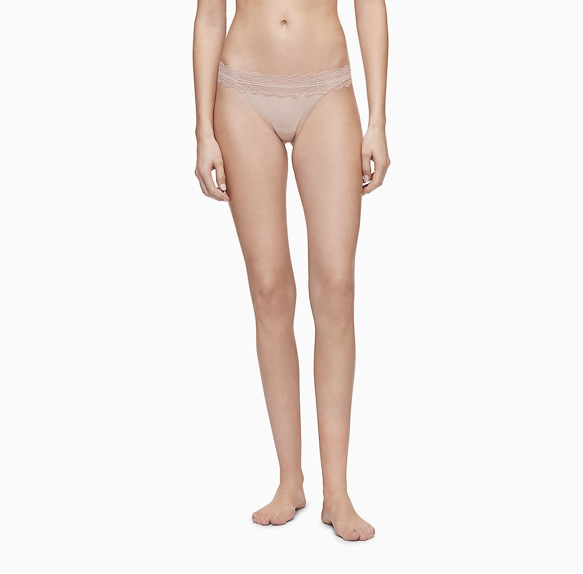 Calvin Klein Кружевные стринги с микро-гребешком и нижним бельем Женские XL с голой эластичной талией