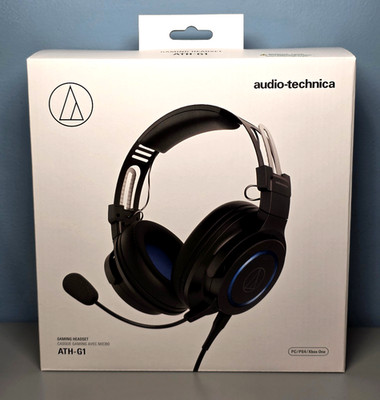 Audio-Technica ATH-G1 Gaming Headphones PC/PS5/Xbox Series X 3.5mm - Black -New