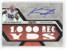 2008 Topps Triple Threads Kellen Winslow Jr. #TTRA-179 4/4 Memorabilia