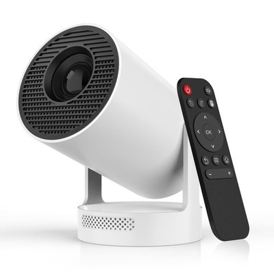Mini Beamer, Smart 4K 1080P Beamer mit WIFI 6 und HY300 Plus, weiß