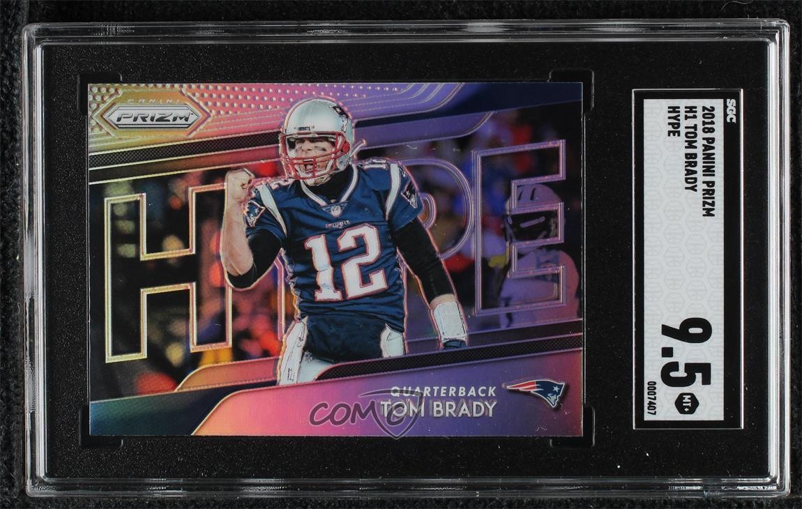 2018 Panini Prizm Hype Tom Brady #H1 SGC 9.5 Mint+ 07qw