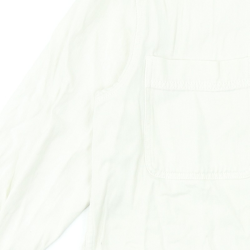 Pull&Bear Men’s Ivory Cotton Basic Jacket Size M … - image 10