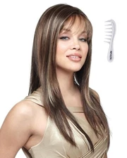 Noriko ROBIN Synthetic Wig for Rene of Paris + Wig Comb in Sandalwood-R