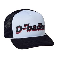 47 Brand Arizona Diamondbacks Snapback Trucker Hat Cap Black D-Backs