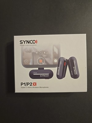 SYNCO P2XL P1/P2X Digital 2.4GHz Wireless Lavalier Microphone For iPhone 14 Etc
