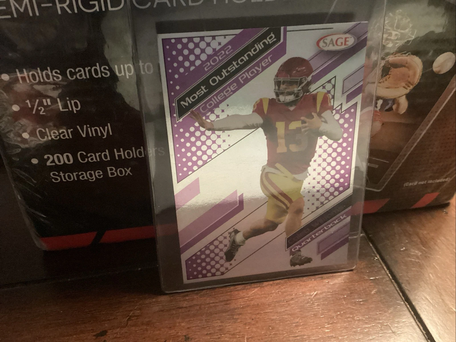 Caleb Williams Sage Most Outstanding College Player #MOCPCW Purple