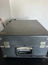 MODEL 1620 PORTABLE PHONOGRAPH STEREO RECORD PLAYER (TESTED-WORKING)