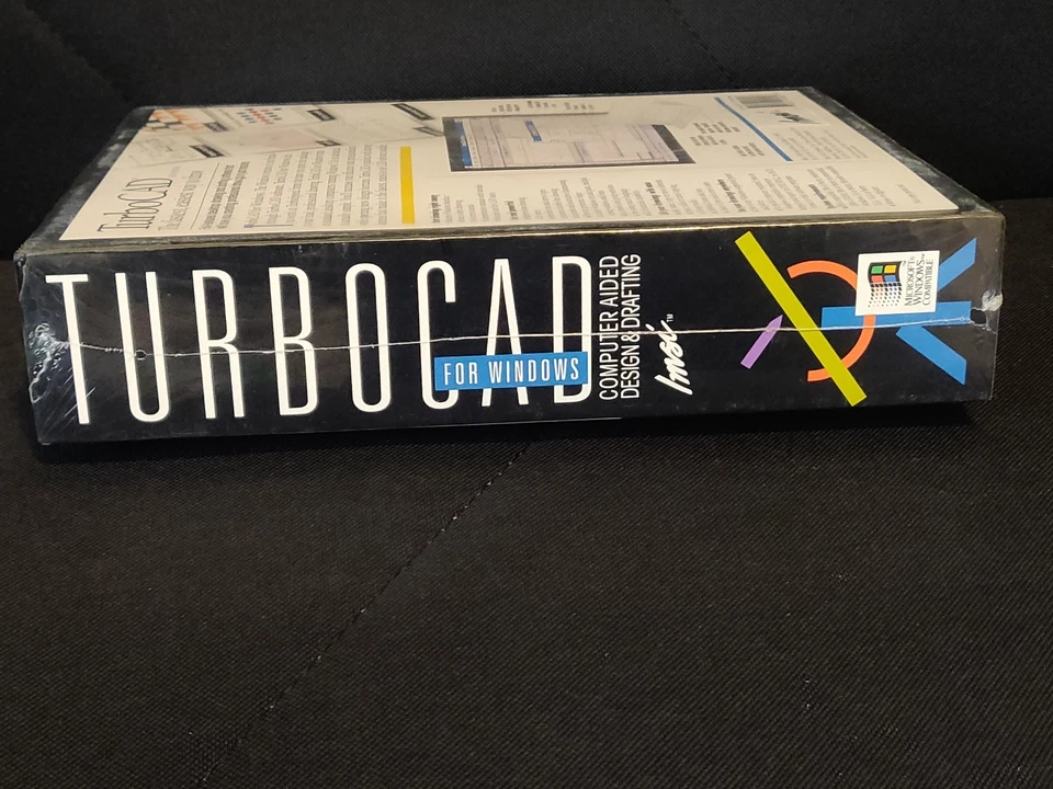 1992 TURBOCAD For Windows, 3.5" Discs Design Drafting Art Software IMSI - Image 4 of 4