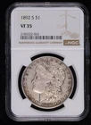 1892 S Morgan Silver Dollar NGC VF-35