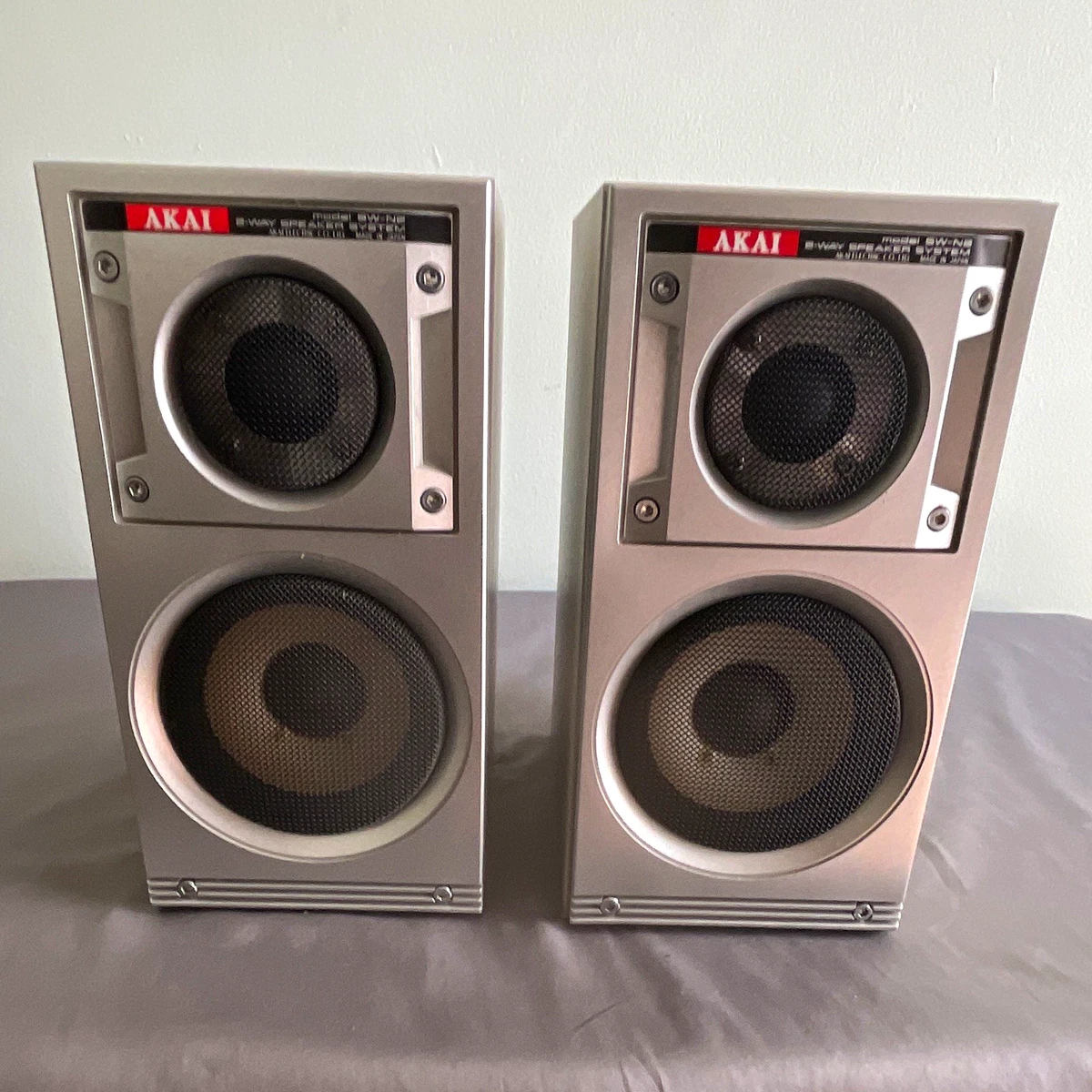 AKAI スピーカー SW-33 2WAY SPEAKER SYSTEM Akai Home Speakers and Subwoofers for sale | eBay