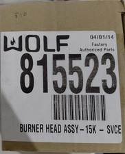 BRAND NEW Wolf: 815523 Oven Burner Head Assembly w/ Cap 15K SVCE OEM Part