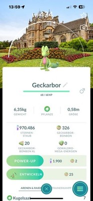 Pokemon Go Geckabor / Treecko National Trust Background 1