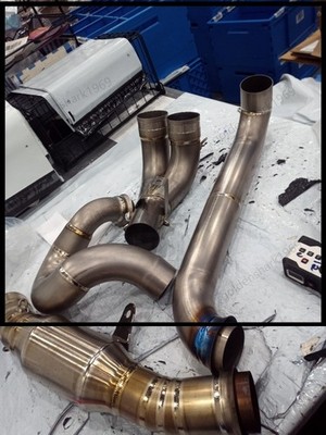 Titanium Alloy Mid Pipe Modified for Super Duke R 1290 2020-2025