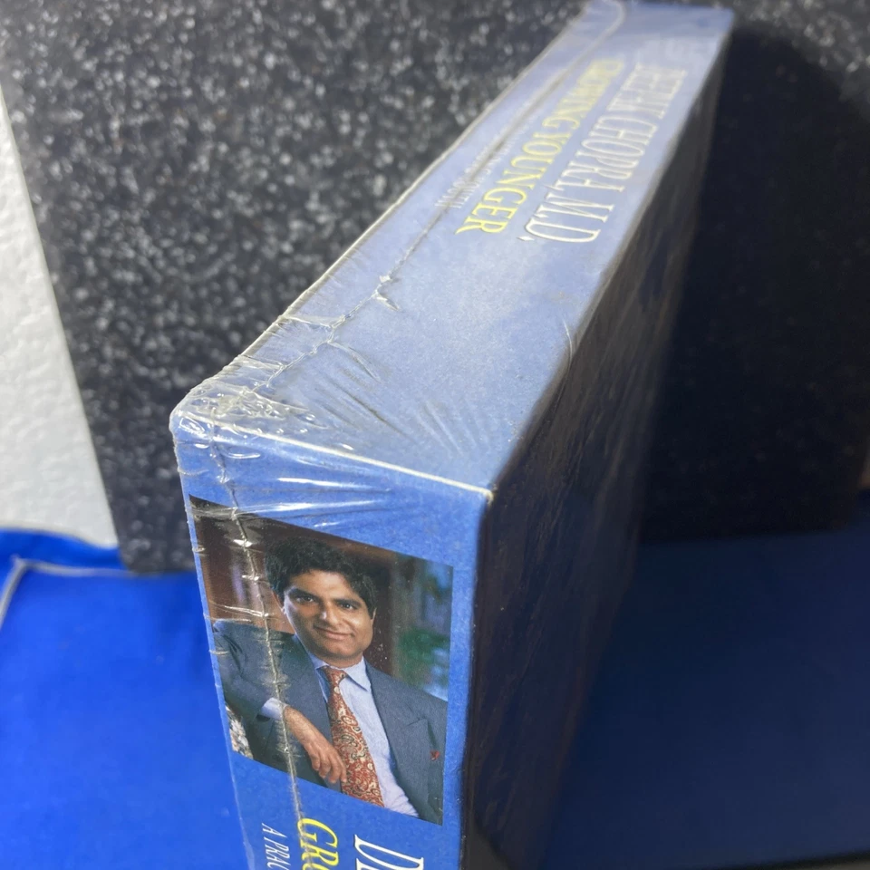 DEEPAK CHOPRA Growing Younger Guide to Lifelong Youth cassettes VHS book BOX SET - Image 4 of 4