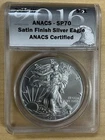 2016 W SP 70 $1 American Silver Eagle ANACS 30th Anniversary Lettered Edge