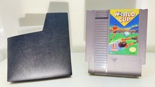 NES Game: WORLD CUP- GAME AND SLEEVE ONLY- Good Condition!