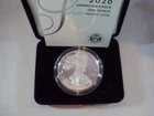 2020 w proof silver eagle in OGP with COA