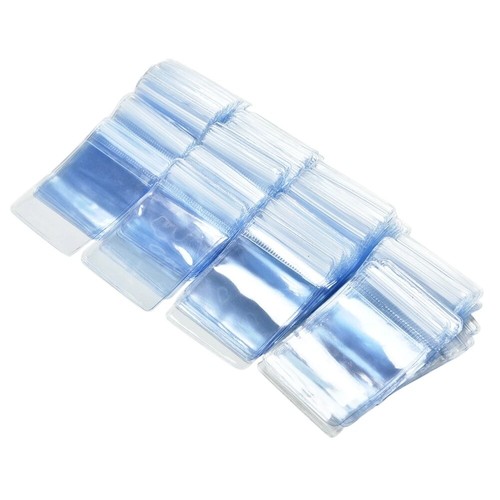 100PCS Plastic Clear PVC Coin Bag Case Wallets Storage Cover Envelopes 70x50mm - 第 11/11 張圖片