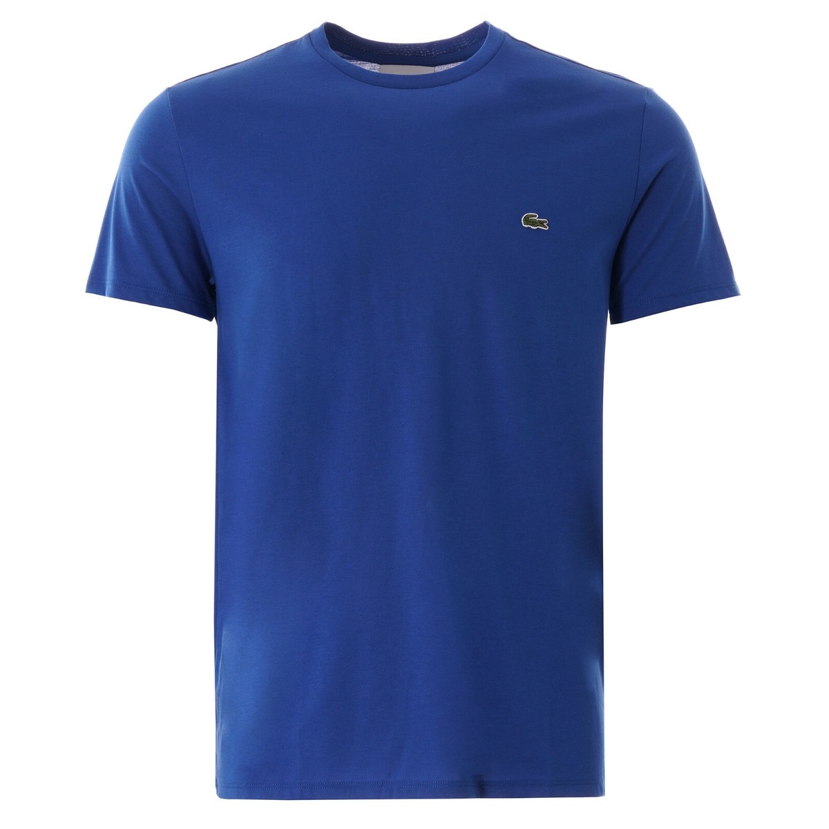 Men Lacoste T-shirt Pima Cotton Short Sleeve Crew Neck Tee