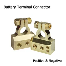 High Current Battery Terminal Clamps Car Audio Positive Negative Connector 0 AWG