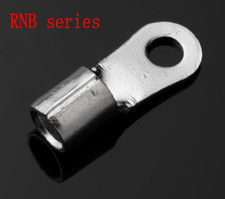 RNB Series Cold Pressed Connection Terminal Round Bare End O-ring Terminals