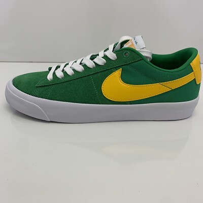 NIKE SB BLAZER LOW PRO GT MEN\'S SIZE 7.5 GREEN/YELLOW NEW Without BOX NIKE SB BLAZER LOW PRO GT MEN main image 4
