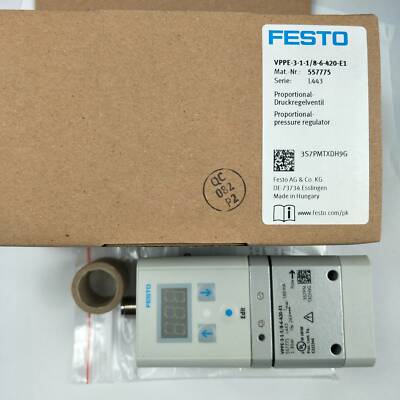 NEW Festo VPPE-3-1-1/8-6-420-E1 557775 Proportional Valve Fast Shipping