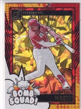 2024 Donruss #3 Noelvi Marte Bomb Squad Red Ice #/149