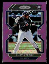 Curtis Terry 2022 Panini Prizm #212 Purple Prizm Minnesota Twins
