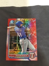 2022 Bowman Chrome MAXIMO ACOSTA Red Refractor Just Pulled 1/5, Oh Yeah!!