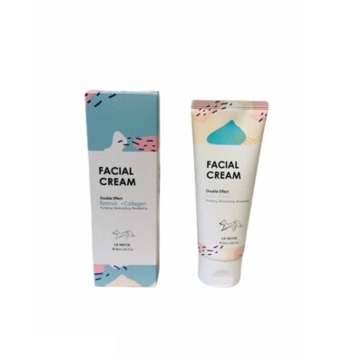 Glamfox Double Effect Retinol + Collagen Facial Cream 80 ml 2.82 oz New Sealed 