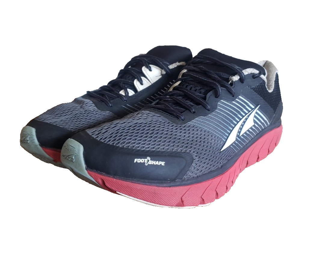 SAOLA Scarpe da corsa Altra Provision 4 uomo taglia 11 5 nero rosso bianco ALOA4PEA034