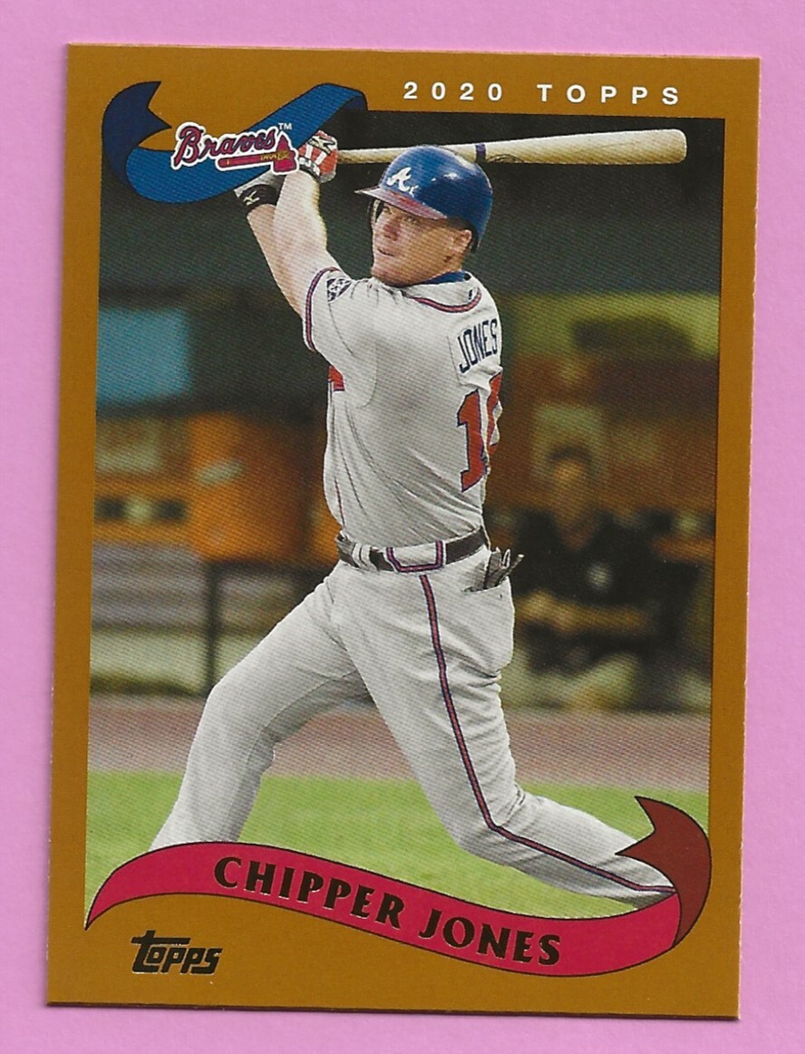 2020 Topps Archives Chipper Jones #220 Atlanta Braves