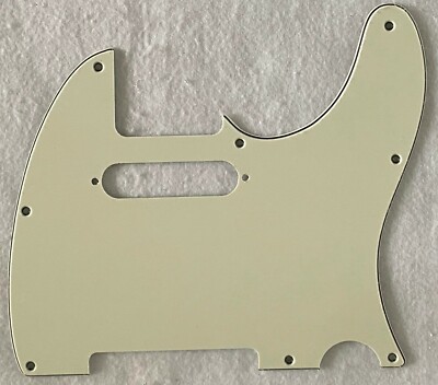 For Telecaster 1962 Stratocaster Pickup Guitar Pickguard, 3 Ply Parchment