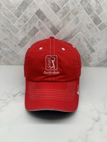 Nike TPC Scottsdale Arizona Red Golf Course Hat Summer Baseball Cap Adjustable