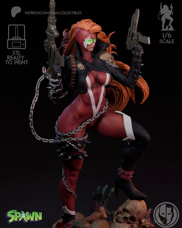 She Spawn Statue Sexy She Spawn Figure Pre-Order - Bild 4 von 4