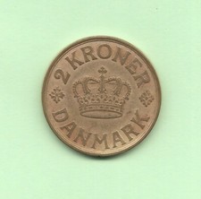 # Münze Dänemark "2 Kroner 1925"  {M 038}