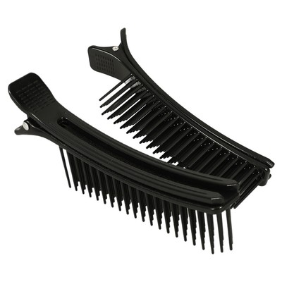  2pcs Heiße Rollen Sicherung Klemm Haarbörer -Schnittklammern für einfache