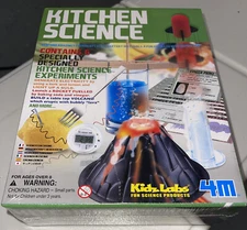 4M KidzLabs Kitchen Science Experiment Kit Volcano Rocket Electricity Candy NEW
