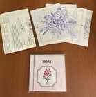 New ListingBernina Brother Baby Lock Deco Embroidery Design Card No. 14 Floral/Flowers