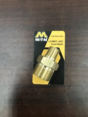 #ad #ad New Mi T M Low Pressure Nozzle Pressure Washer Brass Screw Nipple $13.00