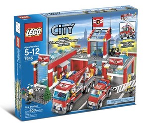 lego fire station ebay