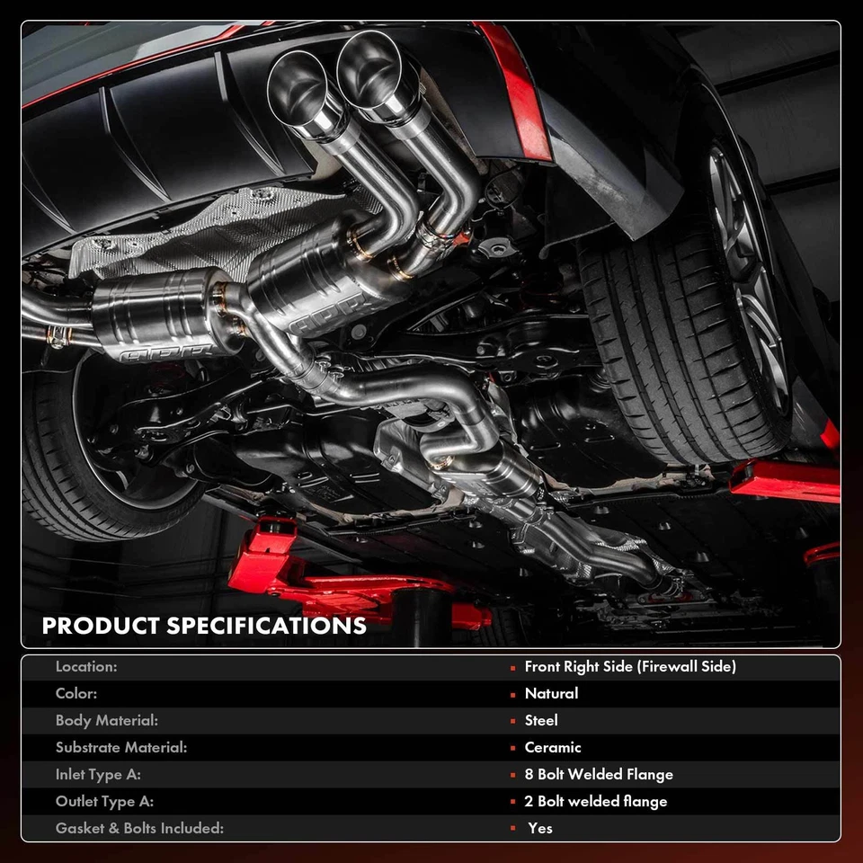 Convertidor catalítico de pasajero delantero para Ford Explorer 13-19 Edge Lincoln MKZ MKX Foto 3 de 4