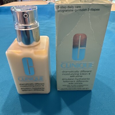 Clinique Dramatically Different Moisturizing Lotion+ with Pump 4.2oz 125 ml NIB
