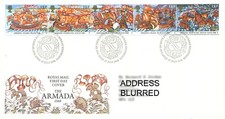 Product Image: UK FDC The Spanish Armada 1588 Royal Mail First Day Cover, Philatelic, 19.7.1988