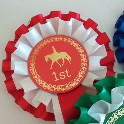 6 Pièces Doré Argent Arc-en-ciel 6 Pièces Rosettes De Cheval Dorées - Rosaces Pour Gagnants Cheval, Couleurs Or Argent Jaune Arc-en-Ciel - Accessoires Fun Pour Courses Et Loisirs 6 Pièces Doré Argent Arc-en-ciel 6 Pièces Rosettes De Cheval Dorées - Rosaces Pour Gagnants Cheval, Couleurs Or Argent Jaune Arc-en-Ciel - Accessoires Fun Pour Courses Et Loisirs