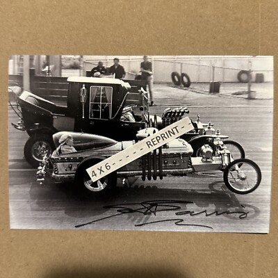 Munsters  Drag  Racing  .4 X 6  Photo