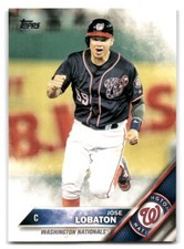 Jose Lobaton 2016 Topps Update Baseball #US26 Washington Nationals