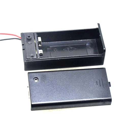 2Pcs New 9V Battery Holder with ON/OFF Switch 9 volt Box Pack Power ...