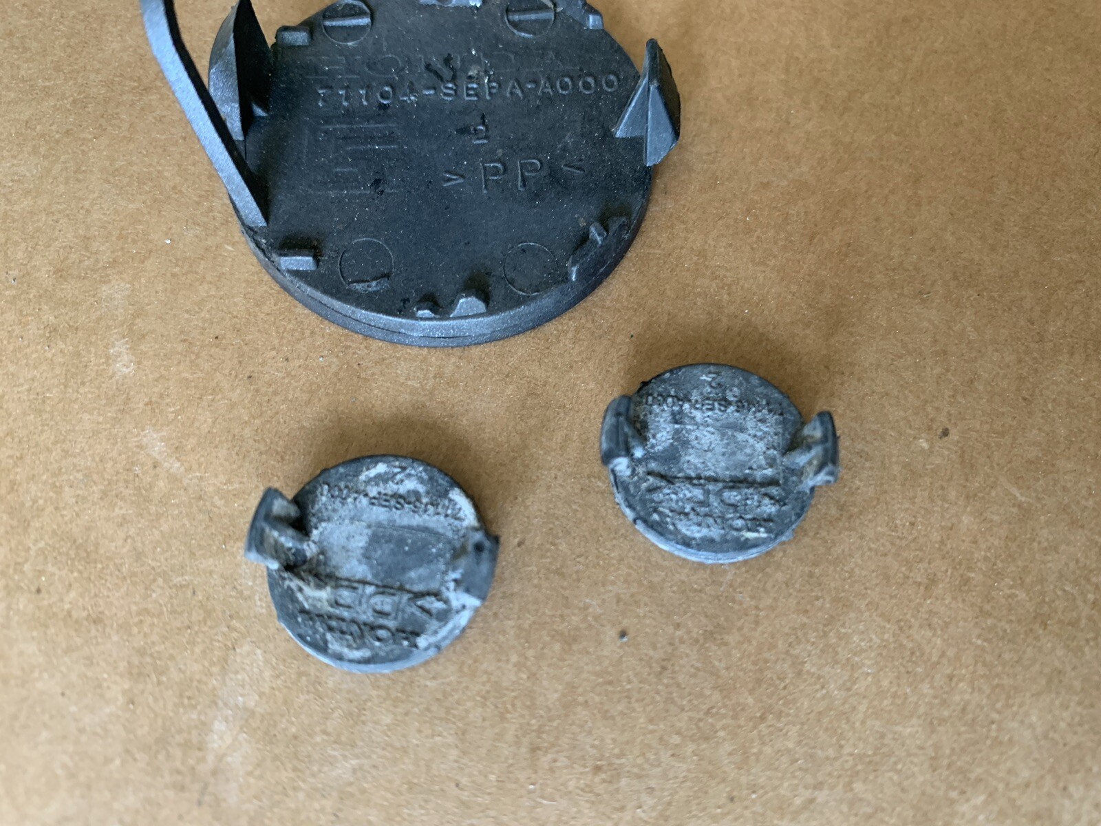 20042008 Acura TL Tow hook plug with license plate plugs OEM Gray eBay